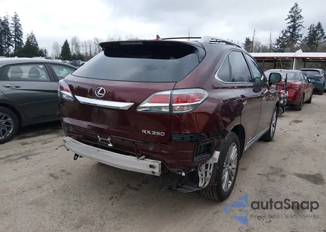 2013 Lexus Rx 350 из США, поврежденный, VIN 2T2BK1BA5DC175897